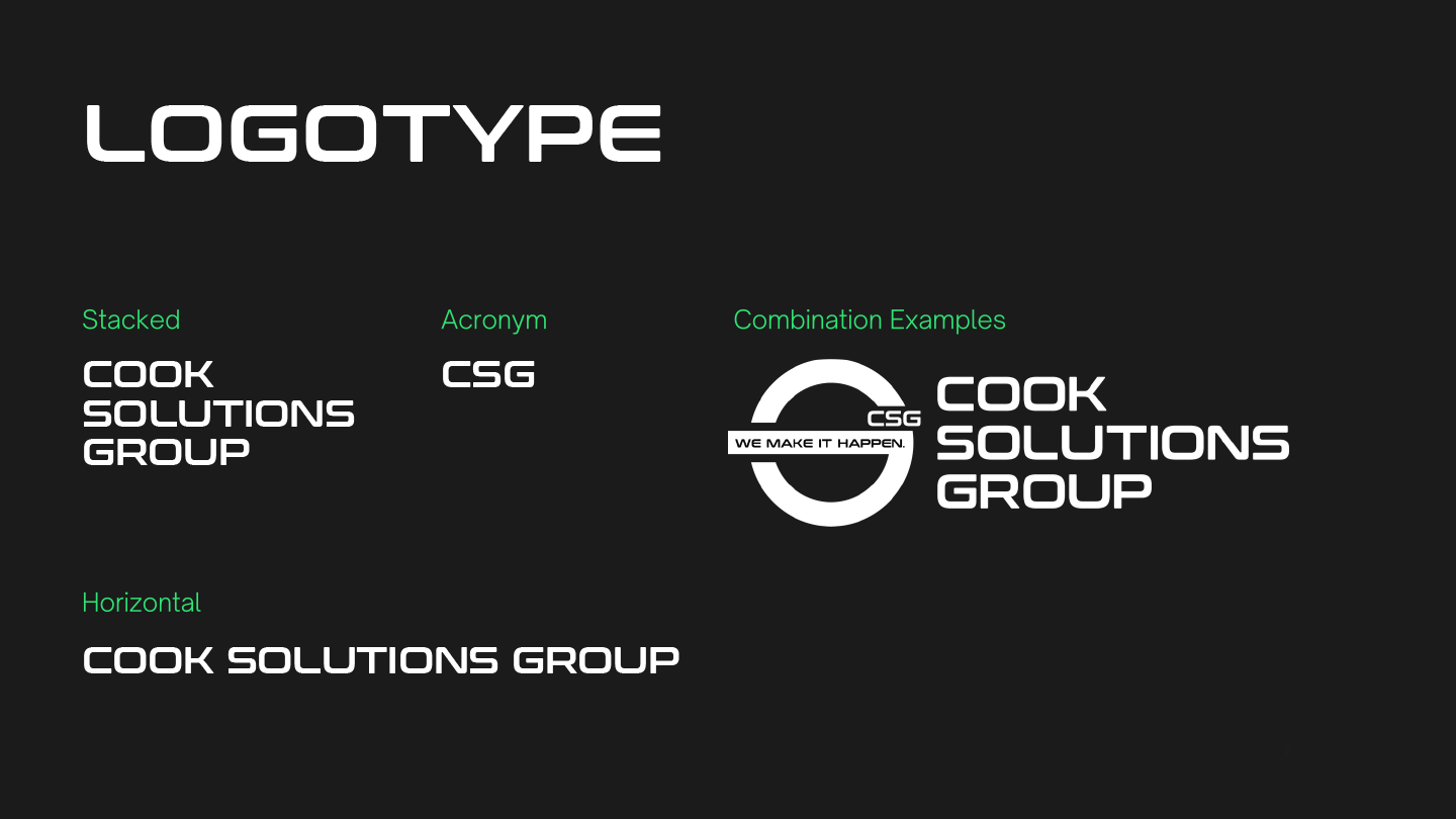 New CSG Logotype